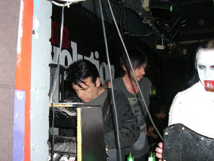 Covenant night with Gary Numan and Ade FEnton ( and a slightly terrified DJ Zombie Chris haha )
