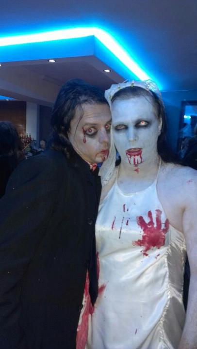 Zombie Bride and friend
